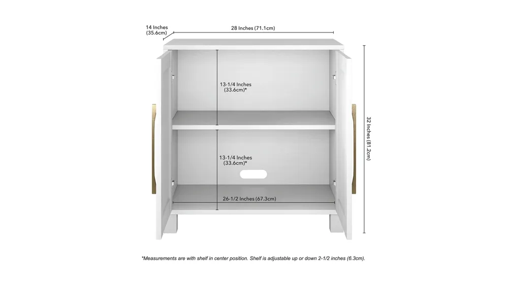 Chabot Accent Cabinet Dimensions