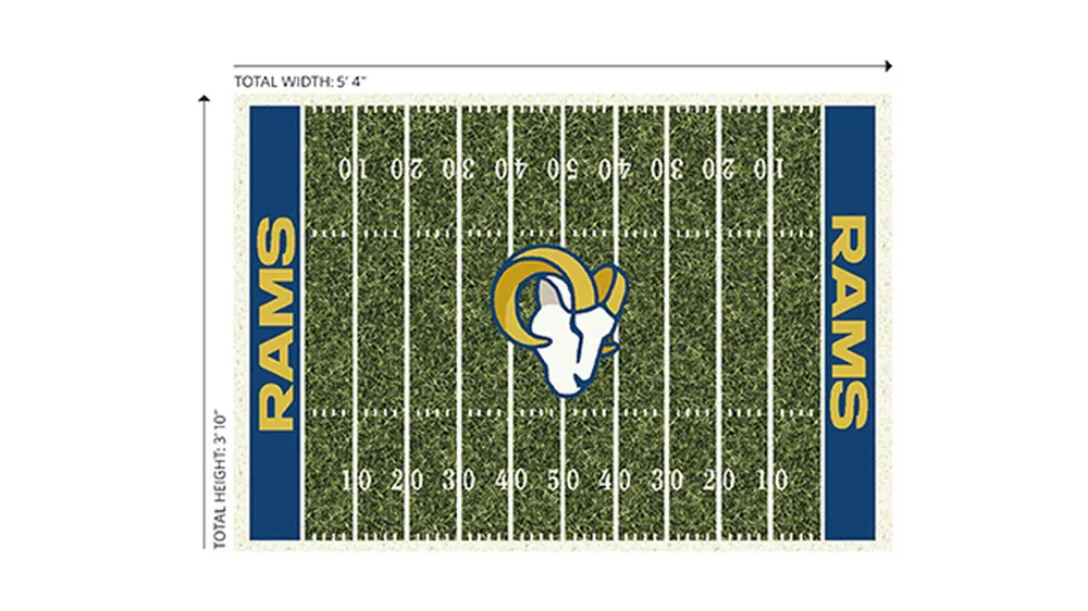 NFL Homefield Rug Dimensions