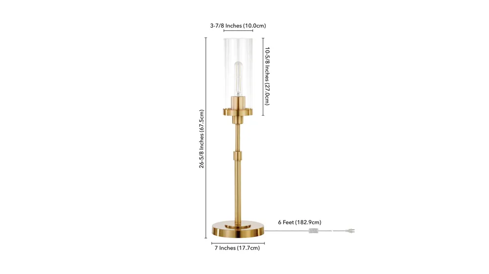 Lucien Table Lamp Dimensions