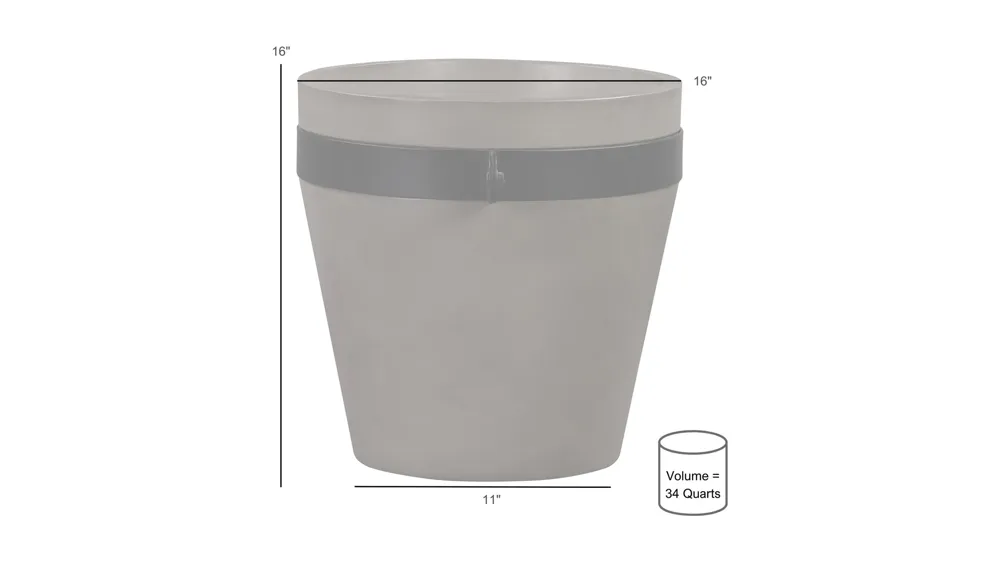 Obsidian Medium Planter Dimensions