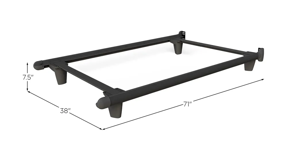 Embrace Bed Frame w/ Glides Dimensions