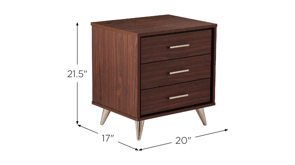 Hayden Bedside Table Dimensions