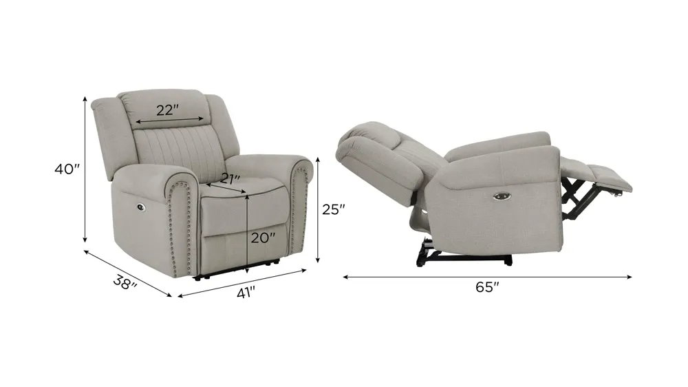 Harrison Power Recliner Dimensions