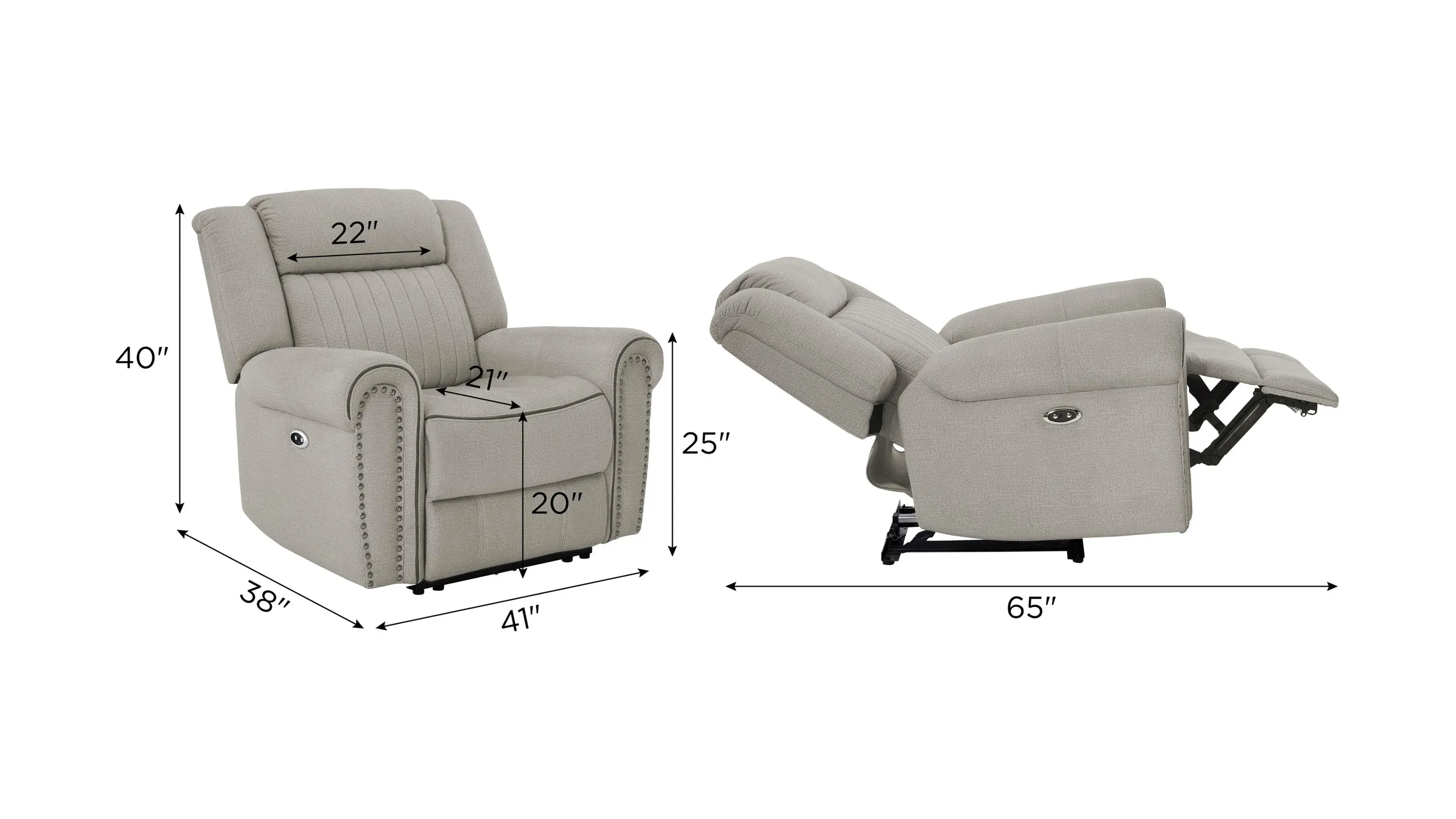 Harrison Power Recliner | Raymour & Flanigan