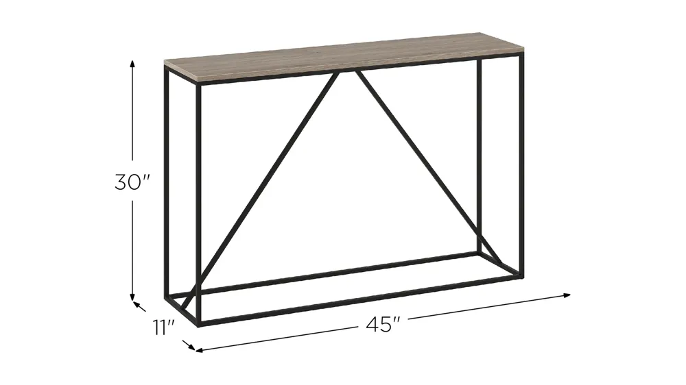 Nia Console Table Dimensions