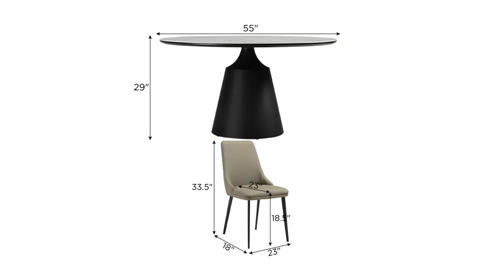 Knox Genesis 7-pc. Dining Set Dimensions