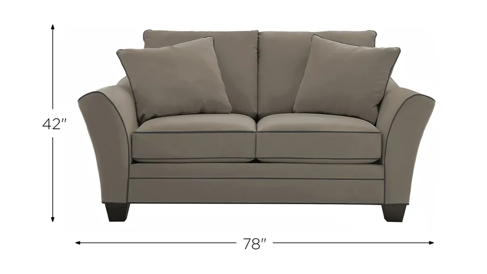 Briarwood Loveseat Dimensions