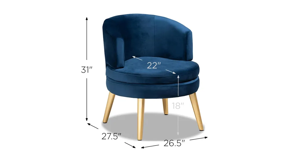 Baptiste Accent Chair Dimensions