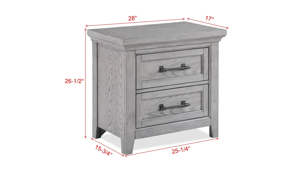 Beckett Nightstand Dimensions