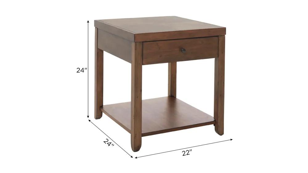 Mitchell End Table Dimensions