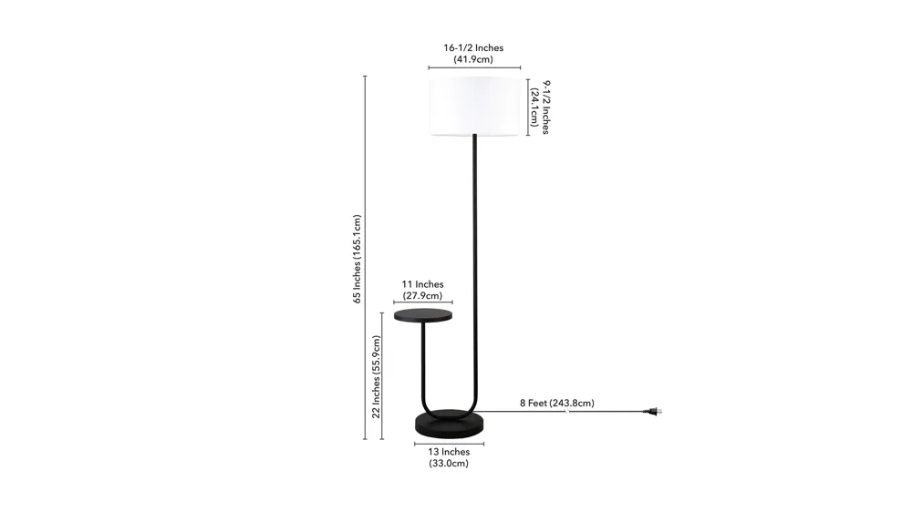 Jacinta Floor Lamp Dimensions