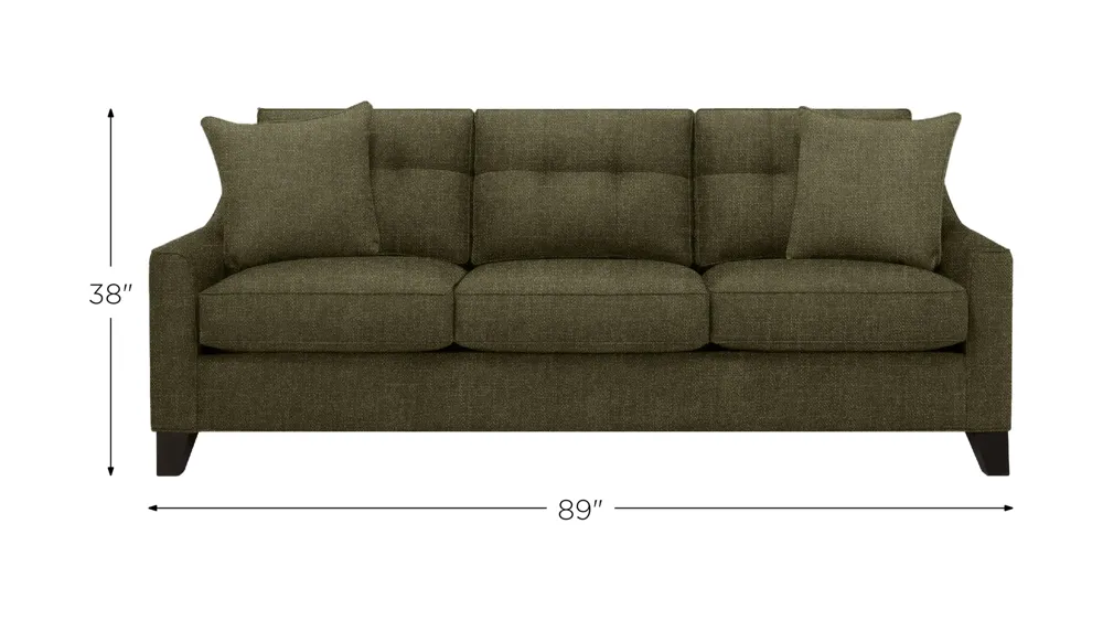 Carmine Queen Sleeper Sofa Dimensions