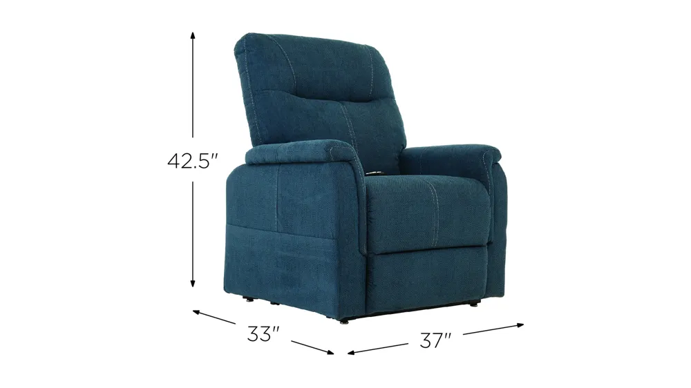 Ovation Power Lift Recliner w/ Heat & Massage Dimensions