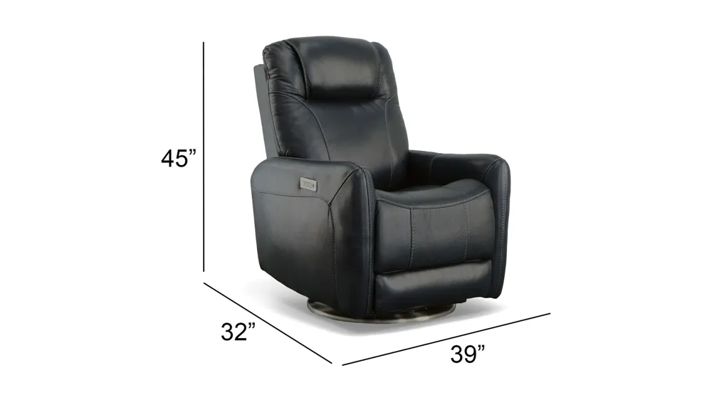Degree Power Swivel Recliner Dimensions