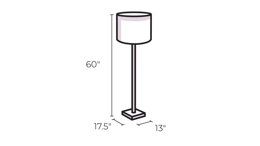 Flora Floor Lamp Dimensions