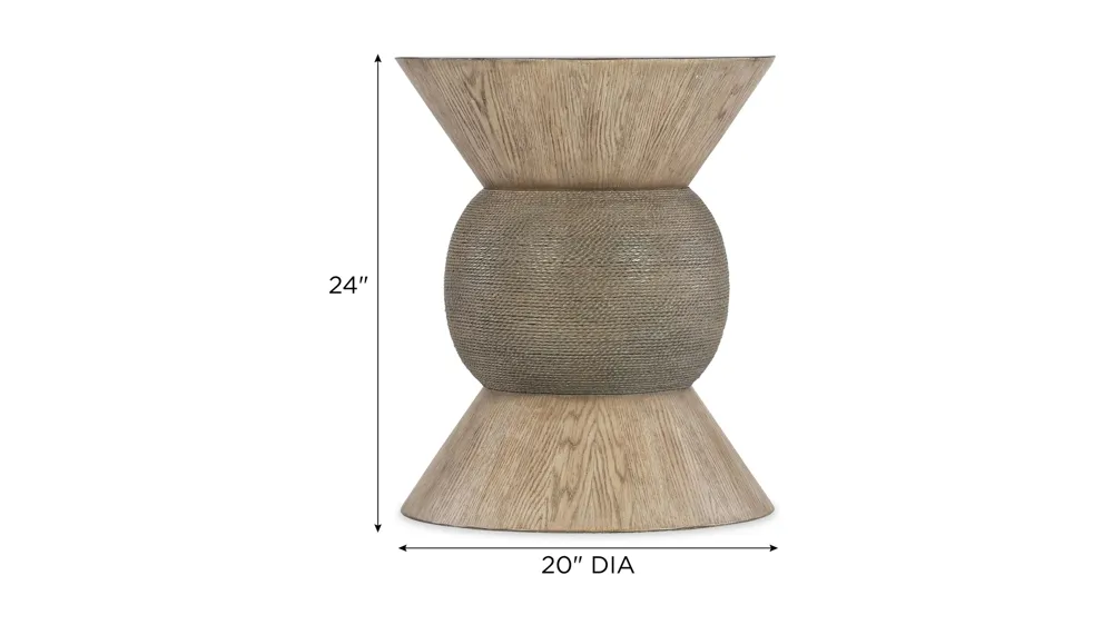 Commerce & Market Round Robin Accent Table Dimensions