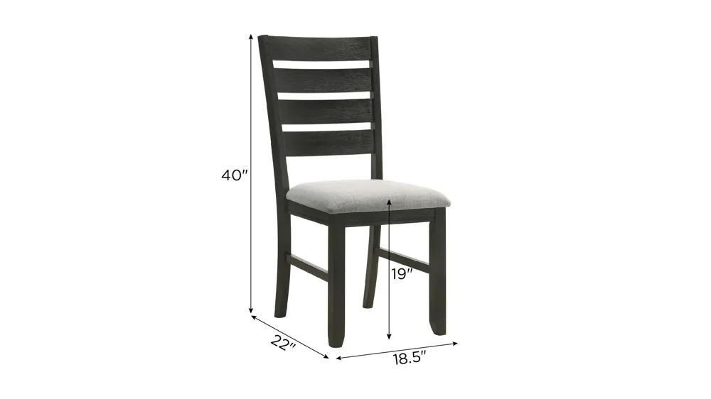 Bardstown Dining Chair- Set of 2 Dimensions