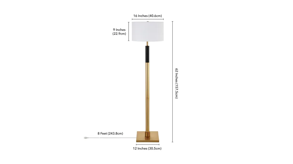 Rita Floor Lamp Dimensions