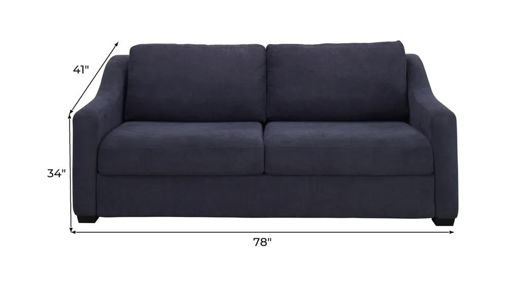 Alora Queen Plus Sleeper w/Foam Mattress Dimensions