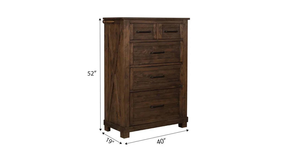Sun Valley Bedroom Chest Dimensions
