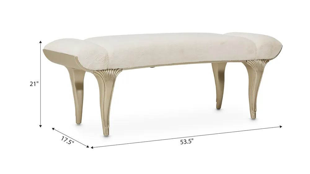 Villa Cherie Bed Bench Dimensions
