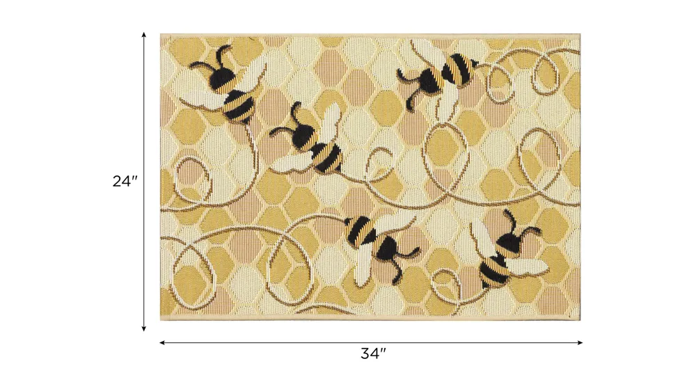 Esencia Bee Free Indoor/Outdoor Mat Dimensions