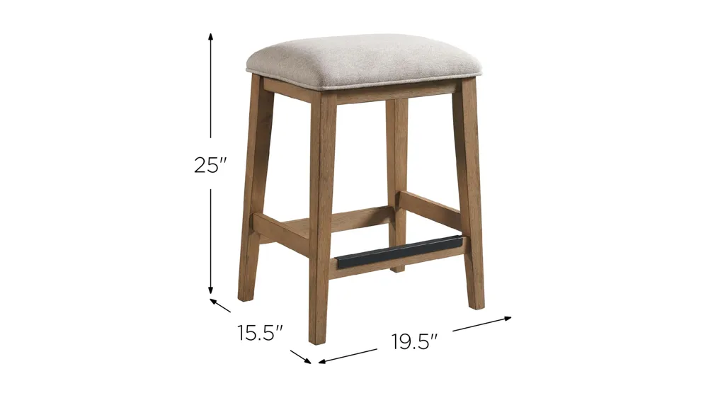 Landmark Backless Stool - Set of 2 Dimensions