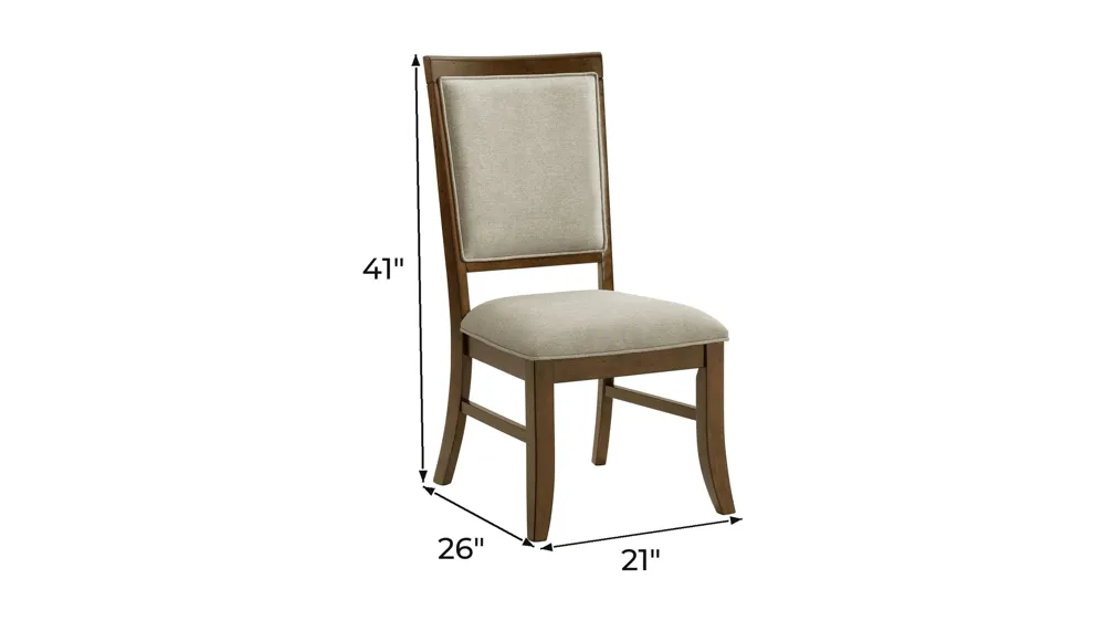 Stark Dining Side Chair - Set of 2 Dimensions