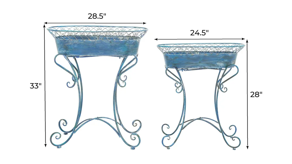 Daire Outdoor Planters Dimensions