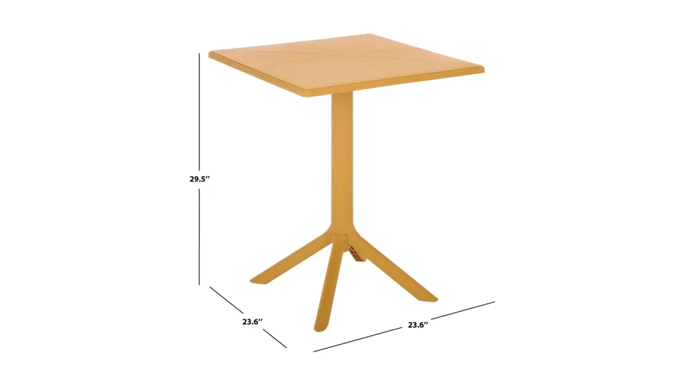 Stella Outdoor Square Bistro Table Dimensions