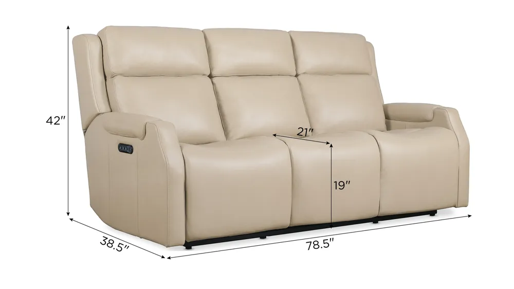 Nelson Zero Gravity Power Sofa Dimensions