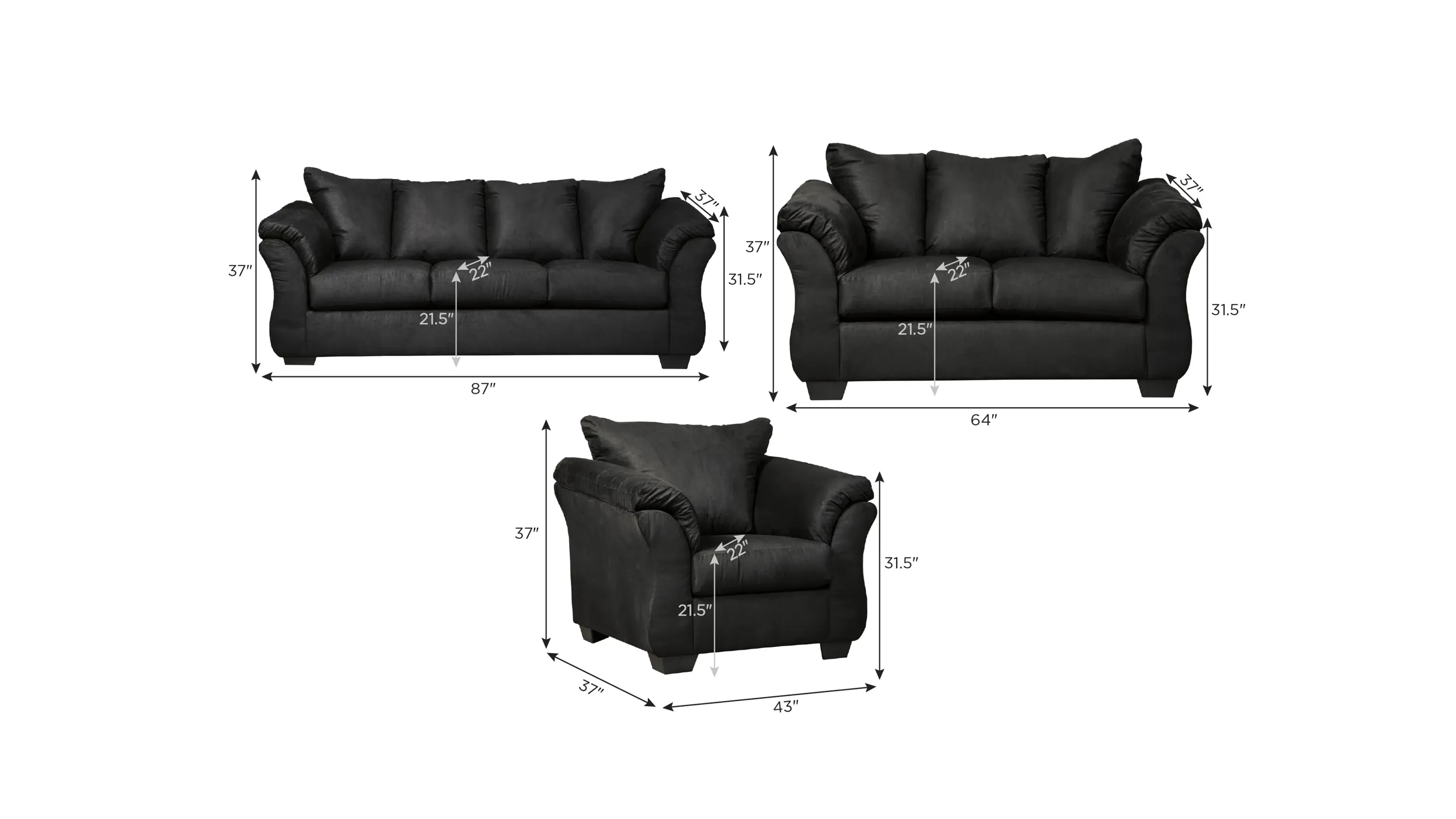 Whitman Living Room Set | Raymour & Flanigan