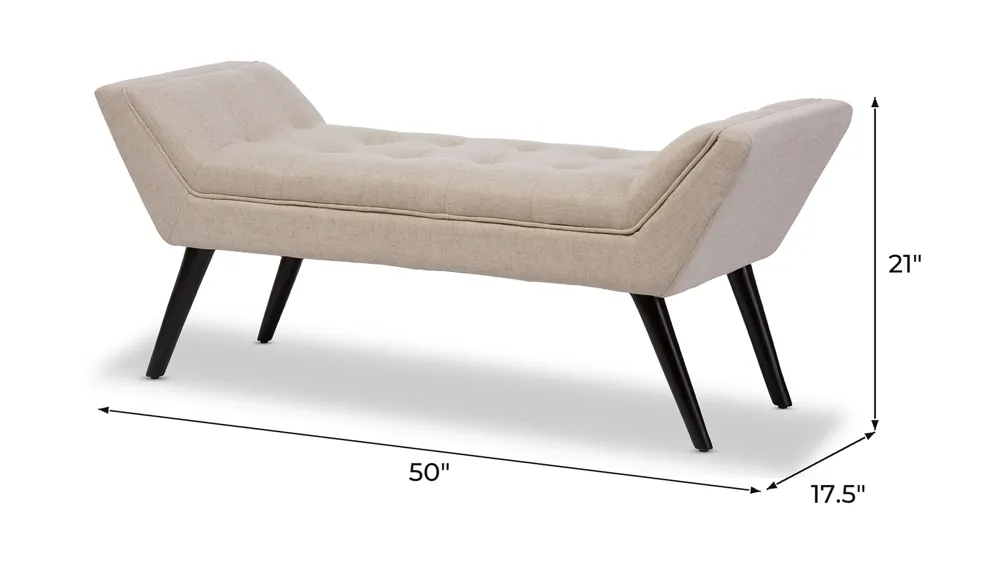 Tamblin Mid-century Bench Dimensions