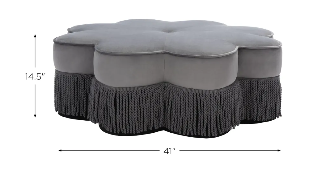 Harrison Flower Ottoman Dimensions