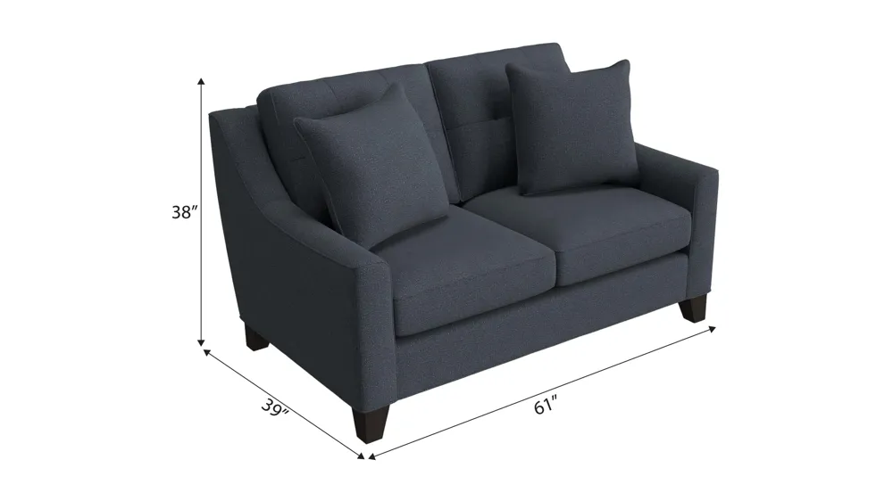 Carmine Loveseat Dimensions