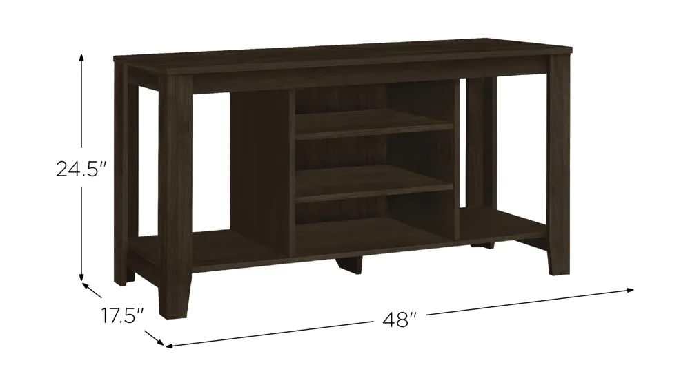 48" Monarch TV Stand Dimensions