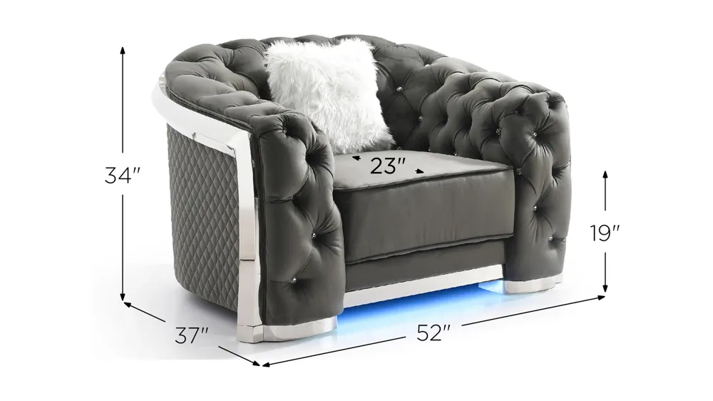 Sapphire Chair Dimensions