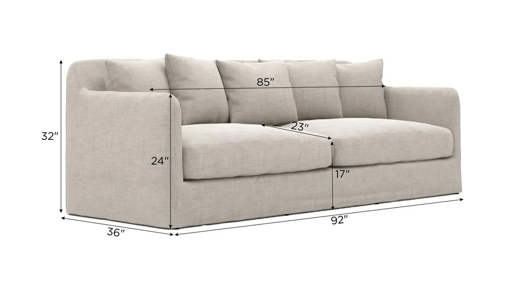 Dade Outdoor Sofa Dimensions