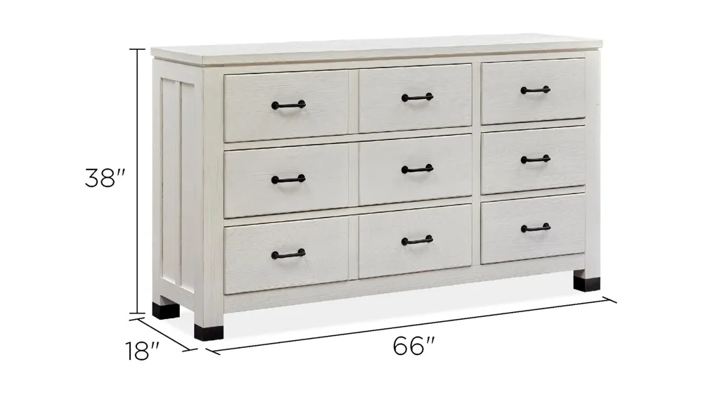 Harper Springs Door Dresser Dimensions