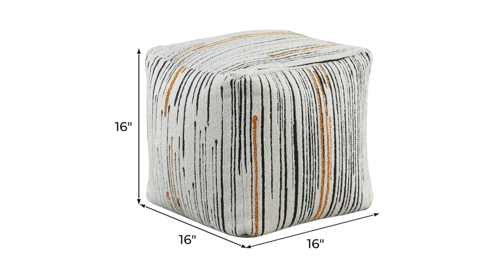Lucian Pouf Dimensions