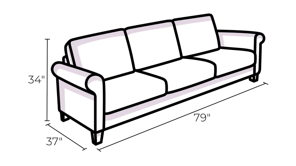 Milo Apartment Sofa Dimensions