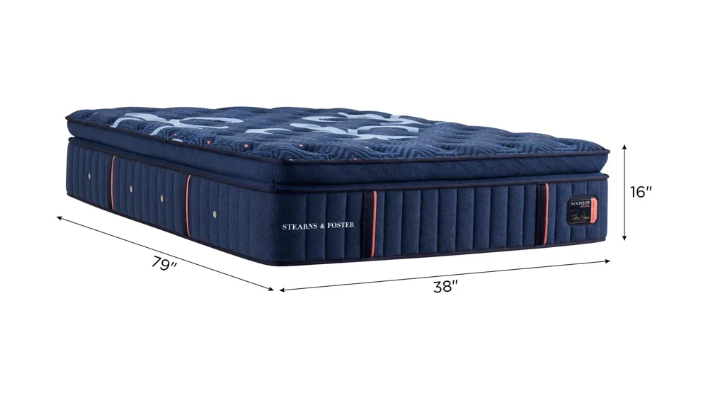 Stearns & Foster Lux Estate Elite Medium Pillowtop Mattress Dimensions