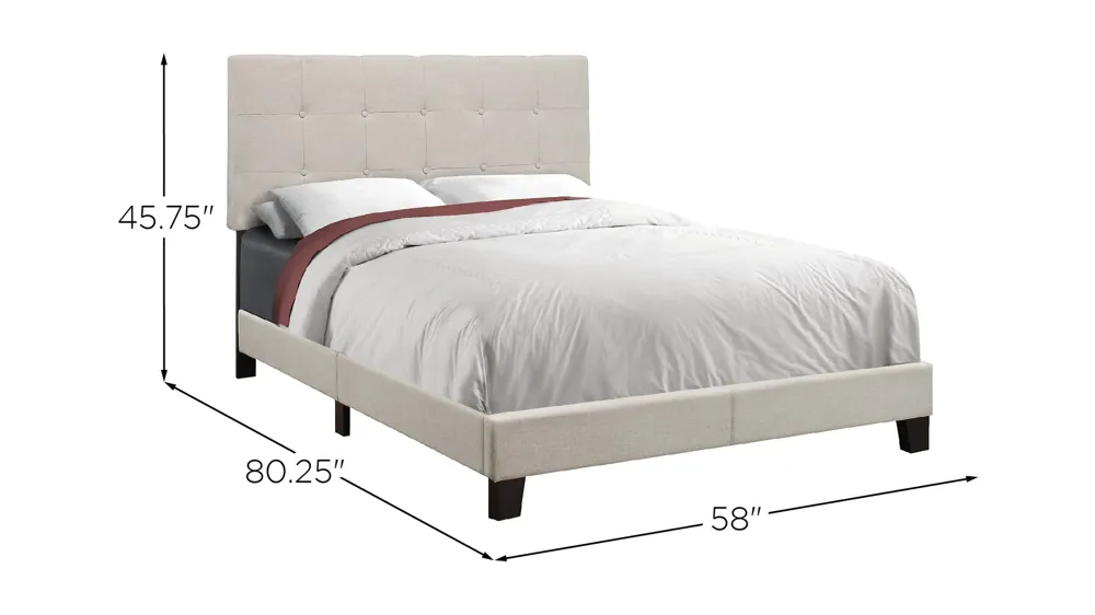 Monarch Specialties Full Bed Dimensions