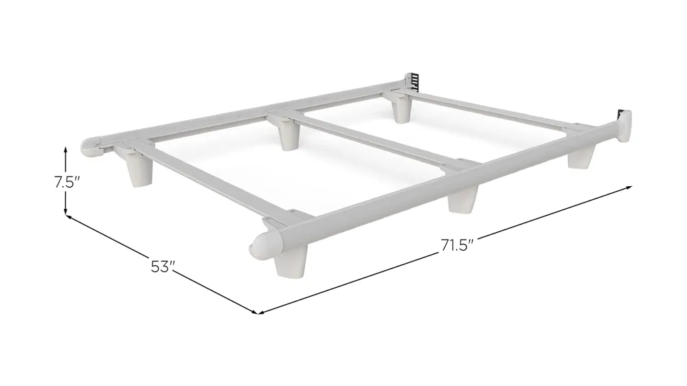 Embrace Bed Frame w/ Glides Dimensions