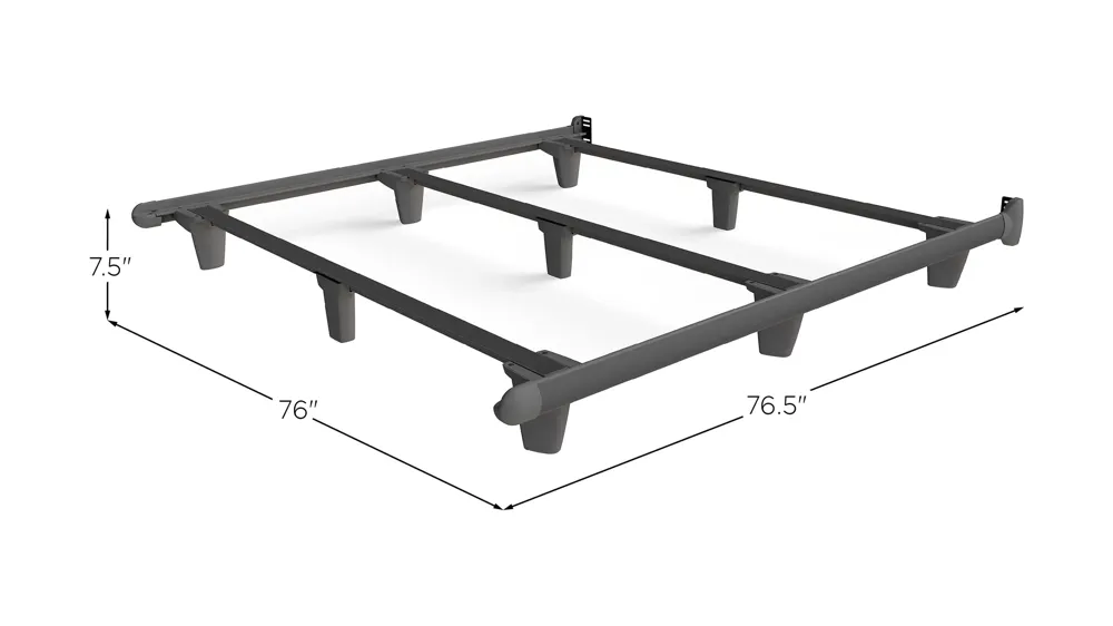 Embrace Bed Frame w/ Glides Dimensions