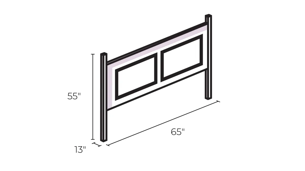 Thayer Wingback Headboard Dimensions