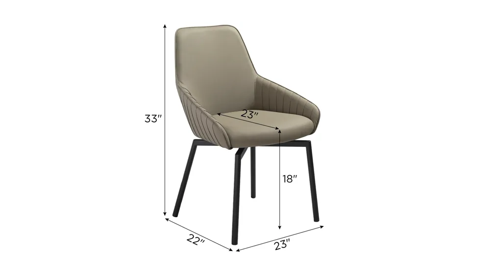 Shilo Dining Chair - Set of 2 Dimensions