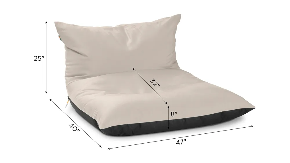 Mareda Outdoor Bean Bag Lounge Chair Dimensions
