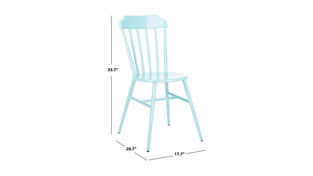 Leilani Outdoor Stackable Side Chair Dimensions