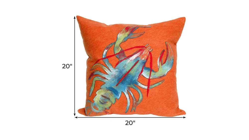 Liora Manne Visions II Lobster Pillow Dimensions